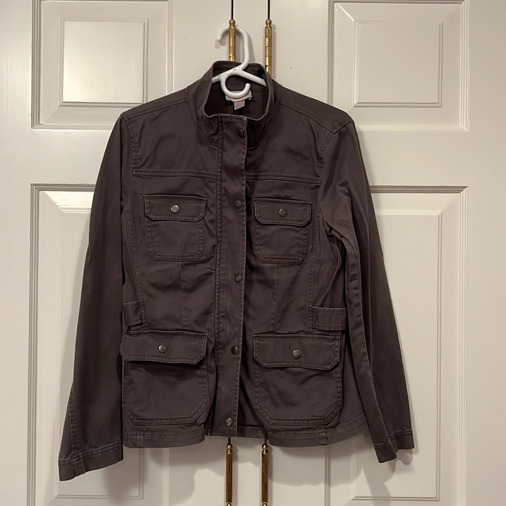 Ann Taylor Loft Gray M Jacket